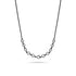 Dominique Cohen graduated diamond bezel bar layering choker, 16 inch, in white diamonds and 18k black gold <span class='visuallyhidden'>Call, text 323-404-2959 for shopping help.</span>