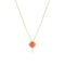 Dominique Cohen coral and diamond sparkle pendant necklace<span class='visuallyhidden'>; shop help at 760-978-9297.</span>