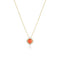 Dominique Cohen orange sapphire and diamond sparkle pendant necklace<span class='visuallyhidden'>; shop help at 760-978-9297.</span>