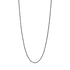 Dominique Cohen 18k black gold delicate Franco chain, 22 inch length <span class='visuallyhidden'>Call, text 323-404-2959 for shopping help.</span>