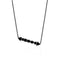 handsome black diamond, black gold petite horizontal stick pendant necklace by Dominique Cohen <span class='visuallyhidden'>Call, text 323-404-2959 for shopping help.</span>