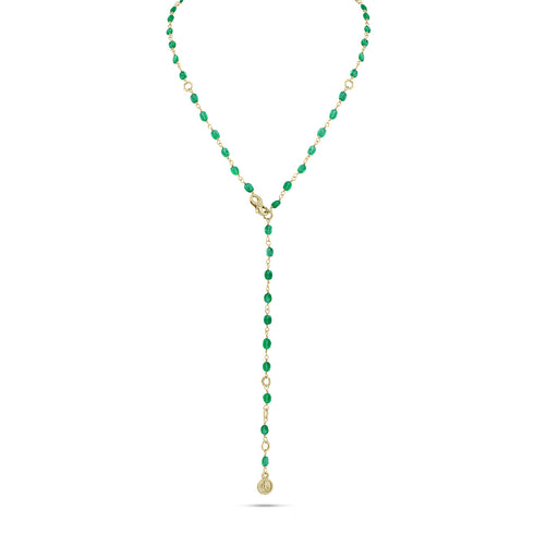 fasten lariat-style, solo or holding pendants and enhancers<span class='visuallyhidden'>; shopping help at 323-404-2959.</span>