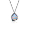 o.a.k. Australian opal, blue diamond, ruby, emerald 18k black gold pendant necklace by Dominique Cohen<span class='visuallyhidden'>; shop help at 760-978-9297.</span>
