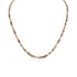 gorgeous mixed fancy color diamond graduated choker<br>set in 18K rose gold, 18 inch length <span class='visuallyhidden'>Text, phone 323-404-2959 for shopping assistance.</span>