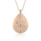 18k rose gold large teardrop pendant necklace<br>sparkling in an artful array of fancy diamond hues <span class='visuallyhidden'>Call or text 323-404-2959 if you need shopping assistance.</span>
