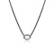east-west marquise diamond choker with double halo, <br>in 18k black gold, <br>18 inch (adjustable), <br>1.77ct