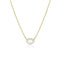 horizontal marquise diamond choker with double halo, in 18k yellow gold <span class='visuallyhidden'>Call, text 323-404-2959 for shop help.</span>