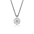 2.46ctw tapering diamond baguette pendant necklace<br>in 18K black gold; 15mm pendant diameter <span class='visuallyhidden'>Call, text 323-404-2959 for shopping assistance.</span>