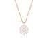 2.46ctw tapering diamond baguette pendant necklace<br>in 18K rose gold; 15mm pendant diameter <span class='visuallyhidden'>Call, text 323-404-2959 for shopping assistance.</span>