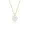 2.46ctw tapering diamond baguette pendant necklace<br>in 18K yellow gold; 15mm pendant diameter <span class='visuallyhidden'>Call, text 323-404-2959 for shopping assistance.</span>