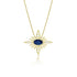 Dominique Cohen blue sapphire and diamond celestial delicate pendant necklace<span class='visuallyhidden'>; shop help at 760-978-9297.</span>