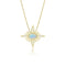 Dominique Cohen opal and diamond celestial delicate pendant necklace <span class='visuallyhidden'>Text, call 323-404-2959 for shopping help.</span>