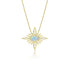 Dominique Cohen opal and diamond celestial delicate pendant necklace <span class='visuallyhidden'>Text, call 323-404-2959 for shopping help.</span>