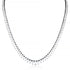 grande pear-cut riviera tennis necklace in 18k black gold, a ±26ct showstopper <span class='visuallyhidden'>Text, phone 323-404-2959 for shopping assistance.</span>