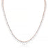 grande pear-cut riviera tennis necklace in 18k rose gold, a ±26ct showstopper <span class='visuallyhidden'>Text, phone 323-404-2959 for shopping assistance.</span>