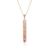 stack with our similarly-hued<br>rose gold baton pendant necklace <span class='visuallyhidden'>Call, text 323-404-2959 for shopping assistance</span>