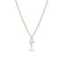 Dominique Cohen one of a kind 0.98ct trillion diamond cross pendant necklace, in rose gold <span class='visuallyhidden'>Call, text 323-404-2959 for shopping help.</span>