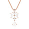 limited edition trillion diamond cross pendant necklace in 18K rose gold <span class='visuallyhidden'>Text, phone 323-404-2959 for shopping assistance.</span>