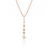 neutral hues fancy diamonds one of a kind flexible vertical shapes lariat pendant necklace, in rose gold <span class='visuallyhidden'>Call, text 323-404-2959 for shopping help.</span>