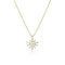 Dominique Cohen one of a kind white diamond, grey diamond, green diamond baguette sunburst pendant necklace in 18k gold <span class='visuallyhidden'>Text, phone 323-404-2959 for shopping assistance.</span>