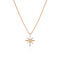 mixed natural fancy diamond baguette starburst pendant necklace<br>on of a kind, set in 18k rose gold <span class='visuallyhidden'>Text, phone 323-404-2959 for shopping assistance.</span>