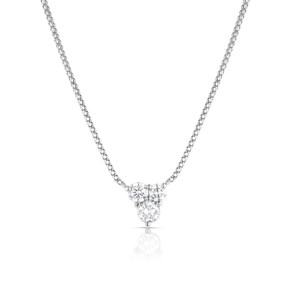 18-inch adjustable length diamond cluster choker <span class='visuallyhidden'>Call, text 323-404-2959 for shop help.</span>