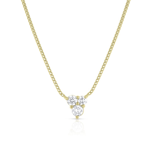 18-inch adjustable length diamond cluster choker <span class='visuallyhidden'>Call, text 323-404-2959 for shop help.</span>