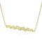 Dominique Cohen 18k gold natural yellow diamond stagger bar pendant necklace four and a half carats<span class='visuallyhidden'>; shop help at 760-978-9297.</span>