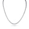petite pear-cut riviera tennis necklace, in 18k black gold <span class='visuallyhidden'>Call, text 323-404-2959 for shop help.</span>