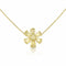 yellow diamond 18k gold briolette flower pendant necklace <span class='visuallyhidden'>Call, text 323-404-2959 for shop help.</span>