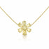 yellow diamond 18k gold briolette flower pendant necklace <span class='visuallyhidden'>Call, text 323-404-2959 for shop help.</span>