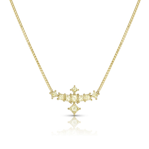 Dominique Cohen lemon yellow diamond thunderbird choker <span class='visuallyhidden'>Call, text 323-404-2959 for shop help.</span>