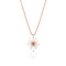 Dominique Cohen tapered diamonds and champagne diamond snowflake pendant necklace<span class='visuallyhidden'>; shop help at 760-978-9297.</span>