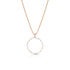 marquise diamond tapering halo pendant necklace in 18k rose gold<span class='visuallyhidden'>; shop help at 760-978-9297.</span>