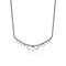 petite diamond feather bar layering choker, <br>in 18k black gold, <br>18 inch (adjustable), <br>1.59ct