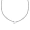 Dominique Cohen half carat east-west pear-cut diamond choker, in 18k blackened gold<span class='visuallyhidden'>; shop help at 760-978-9297.</span>