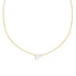 Dominique Cohen half carat east-west pear-cut diamond choker, in 18k yellow gold<span class='visuallyhidden'>; shop help at 760-978-9297.</span>