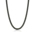 Dominique Cohen emerald, yellow diamond, and white diamond blackened sterling silver curb chain<span class='visuallyhidden'>; shop help at 760-978-9297.</span>