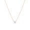 Dominique Cohen classic east-west emerald cut diamond choker in 18k rose gold<span class='visuallyhidden'>; shop help at 760-978-9297.</span>
