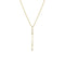 Dominique Cohen diamond swag lariat pendant necklace, in 18k yellow gold<span class='visuallyhidden'>; shop help at 760-978-9297.</span>