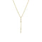 Dominique Cohen diamond swag lariat pendant necklace, in 18k yellow gold<span class='visuallyhidden'>; shop help at 760-978-9297.</span>