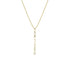 Dominique Cohen diamond swag lariat pendant necklace, in 18k yellow gold<span class='visuallyhidden'>; shop help at 760-978-9297.</span>