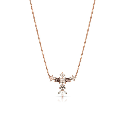 Dominique Cohen one of a kind grande thunderbird champagne diamond necklace<span class='visuallyhidden'>; shop help at 760-978-9297.</span>