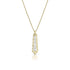 Dominique Cohen 18k gold diamond and canary yellow diamond talisman O.A.K. pendant necklace<span class='visuallyhidden'>; shop help at 760-978-9297.</span>