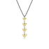 canary yellow diamond grande lariat pendant necklace by Dominique Cohen in black and yellow golds<span class='visuallyhidden'>; shop help at 760-978-9297.</span>