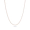 Dominique Cohen 20in petite soft tennis necklace in white diamonds + rose gold<span class='visuallyhidden'>; shop help at 760-978-9297.</span>