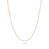 Dominique Cohen 20in petite soft tennis necklace in white diamonds + rose gold<span class='visuallyhidden'>; shop help at 760-978-9297.</span>