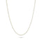 Dominique Cohen 20in petite soft tennis necklace in white diamonds + yellow gold<span class='visuallyhidden'>; shop help at 760-978-9297.</span>
