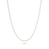 Dominique Cohen 20in petite soft tennis necklace in white diamonds + yellow gold<span class='visuallyhidden'>; shop help at 760-978-9297.</span>
