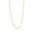 faceted yellow pyrite opal bead and yellow gold necklace, 42 inch length<span class='visuallyhidden'>; shop help at 760-978-9297.</span>